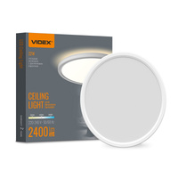 LED Plafond Vonkajšie svietidlo 22W 2400lm CCT 140° biela Povrchová montáž IP54 Videx