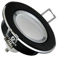 Svietidlo na zapustenú montáž 3,5W 250lm 3000K, teplá biela Black SUN OLAL Sanico Goldlux