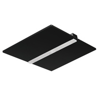 LED panelové stropné svietidlo 26W 60x60cm 3600lm 4000K, neutrálna biela 60° zapustené čierne Kanlux
