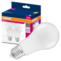 2x LED žiarovka A60 E27 13W = 100W 1521lm 6500K studená biela 200° VALUE CLASSIC Osram