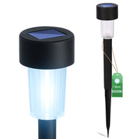 PALIS LUMILED LED solárne vonkajšie jazdné svetlo čierne 6500K