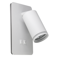 Nástenné svietidlo 6W 300lm 4000lm, neutrálna biela 120° 1 xGU10 White PARIS Sanico Goldlux