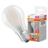 LED žiarovka A60 E27 2,2W = 25W 300lm 2700K teplá biela CRI90 300° Stmievateľné vlákno SUPERSTAR PLUS CLASSIC Osram