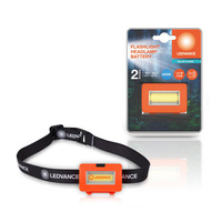 LED hlavová baterka 1,6W 80lm 6500K studená biela oranžová baterka Ledvance