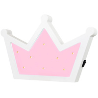 Sanico Goldlux White Pink Crown Dekoratívna lampa na batérie