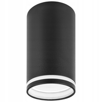 Halogénové trubicové reflektory s povrchovou montážou Spot GU10 s okrúhlym čiernym krúžkom Masterled