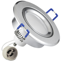 Svietidlo na zapustenú montáž 3,5 W 250 lm 3000K, teplá biela strieborná SUN OLAL Sanico Goldlux