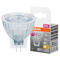 LED MR11 reflektor GU4 2.8W = 20W 184lm 2700K, teplá biela CRI90 12V 36° stmievateľný SUPERSTAR Osram