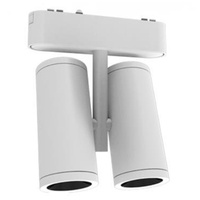 LED reflektorová lampa pre magnetické zavesenie Dvojitá nastaviteľná 16W 1280lm 4000K Neutral CRI90 36° 48V White Luxo Masterled