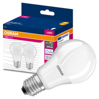 2x LED žiarovka A55 E27 4,9W = 40W 470lm 6500K studená biela 180° VALUE CLASSIC Osram