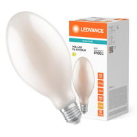 LED žiarovka E40 60W = 250W 8100lm 2700K teplá biela 360° Filament HQL Ledvance