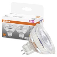2x LED žiarovka MR16 reflektor GU5.3 6,5W = 50W 621lm 2700K, teplá biela 12V 36° STAR Osram