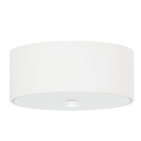 Stropná plafónová lampa 3x E27 Geometrická biela Minimalistická stupnica Sollux