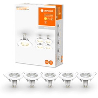 LED stropné zapustené bodové svietidlo 2,6 W 230 lm 3000 K, teplá biela biely zapustené Ledvance