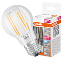 LED žiarovka A60 E27 7,5W = 75W 1055lm 4000K neutrálna biela CRI90 300° Stmievateľné vlákno SUPERSTAR PLUS CLASSIC Osram