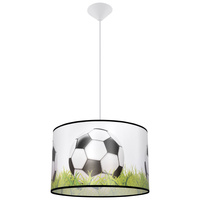 Stropné závesné svietidlo E27 Oval White Black Modern Ball Sollux