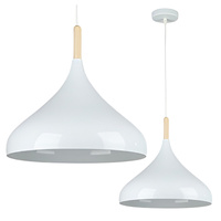 Stropné závesné svietidlo Masterled E27 White Brown Miko