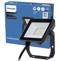 LED reflektor 20W 1900lm 6500K IP65 čierny ProjectLine Philips