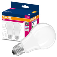2x LED žiarovka A60 E27 8W = 60W 806lm 6500K studená biela 150° VALUE CLASSIC Osram