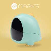 Detský elektronický budík zelený USB dobíjateľný 1200mAh DINO MARY'S