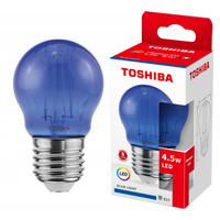 LED žiarovka E27 G45 4,5W = 40W Blue Filament TOSHIBA