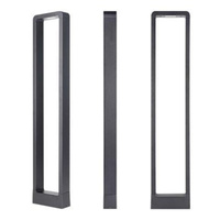 Záhradné stojace vonkajšie pólové svietidlo LED 7W 700lm 4000K, neutrálna biela sivá IP54 Rio 80cm Masterled