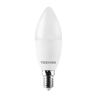 LED žiarovka E14 C37 7W = 60W 806lm 3000K teplá biela 220° Milky TOSHIBA