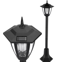 Záhradné LED solárne vonkajšie svietidlo stojace tyče 70 cm