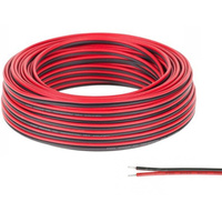 Kábel DC pre LED pásky 2 vodiče 2x0,45 mm 100M