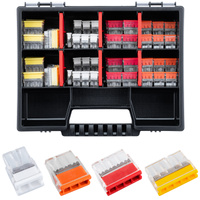 Kompletná sada rýchlospojok 100 kusov - 20x 2X2, 30x 3X2, 30x 4X2, 20x 5X2 + organizér