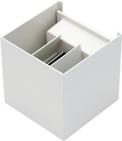 Vonkajšie fasádne svietidlo KINKIET LED 2x 3W 4000K IP54 Leo White