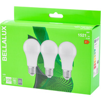 3PAK LED žiarovka E27 A60 13W = 100W 1521lm 4000K neutrálna biela 200° BELLALUX