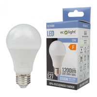 LED žiarovka A60 E27 12W 1080lm 6500K studená biela Ecolight