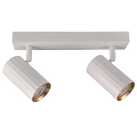 Nástenné a stropné reflektory 2x GU10 White Gold NICEA Sanico Goldlux
