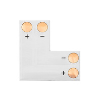 Uhlový konektor PCB TYP L 2-PIN pre 8mm LED pásiky