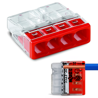 Inštalačná spojka WAGO 2273-204 pre drôt 4x0,5-2,5 mm