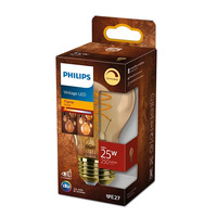 LED žiarovka E27 A60 4W = 25W 250lm 1800K teplá biela Filament Amber PHILIPS Stmievateľná