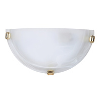 Poloprofilové nástenné svietidlo LED E27 White Classic Alabastro 3001 Rabalux