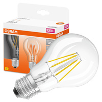 2x LED žiarovka A60 E27 4W = 40W 470lm 2700K teplá biela 300° Retrofit Filament CLASSIC Osram