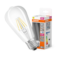 LED žiarovka ST64 Edison E27 5,8W = 60W 806lm 4000K neutrálna biela CRI90 300° Stmievateľné vlákno SUPERSTAR PLUS CLASSIC Osram