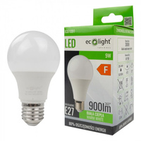 LED žiarovka A60 E27 9W 900lm 3000K teplá biela Ecolight
