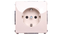 Merten System D Jednoduchá zásuvka SCHUKO 16A krémová MTN2300-4044