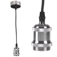 Stropné závesné svietidlo E27 Chrome Nola Sanico Goldlux