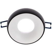 Svietidlo COLOSEUM HALOGEN Zápustné pevné okrúhle čierne GU10