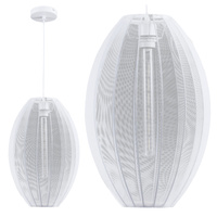 Stropné závesné svietidlo E27 biele JAPANDI Sanico Goldlux