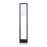 Záhradná stĺpiková lampa 10W 3000K IP65 čierna Samsung Chip VT-33 V-TAC