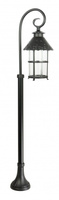 Záhradné vonkajšie stožiarové svietidlo E27 Toledo K 5002/2/R 116cm čierne Su-Ma