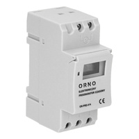 Časovač zapnutia/vypnutia LCD 16 programov 2 moduly DIN ORNO