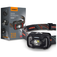 Nabíjateľná LED čelovka 5W 310lm 7 režimov Micro USB Vodotesné IP65 Videx