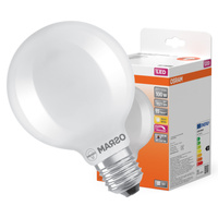 LED žiarovka G95 Sphere E27 11W = 100W 1521lm 2700K teplá biela CRI90 300° Stmievateľné vlákno SUPERSTAR PLUS CLASSIC Osram
